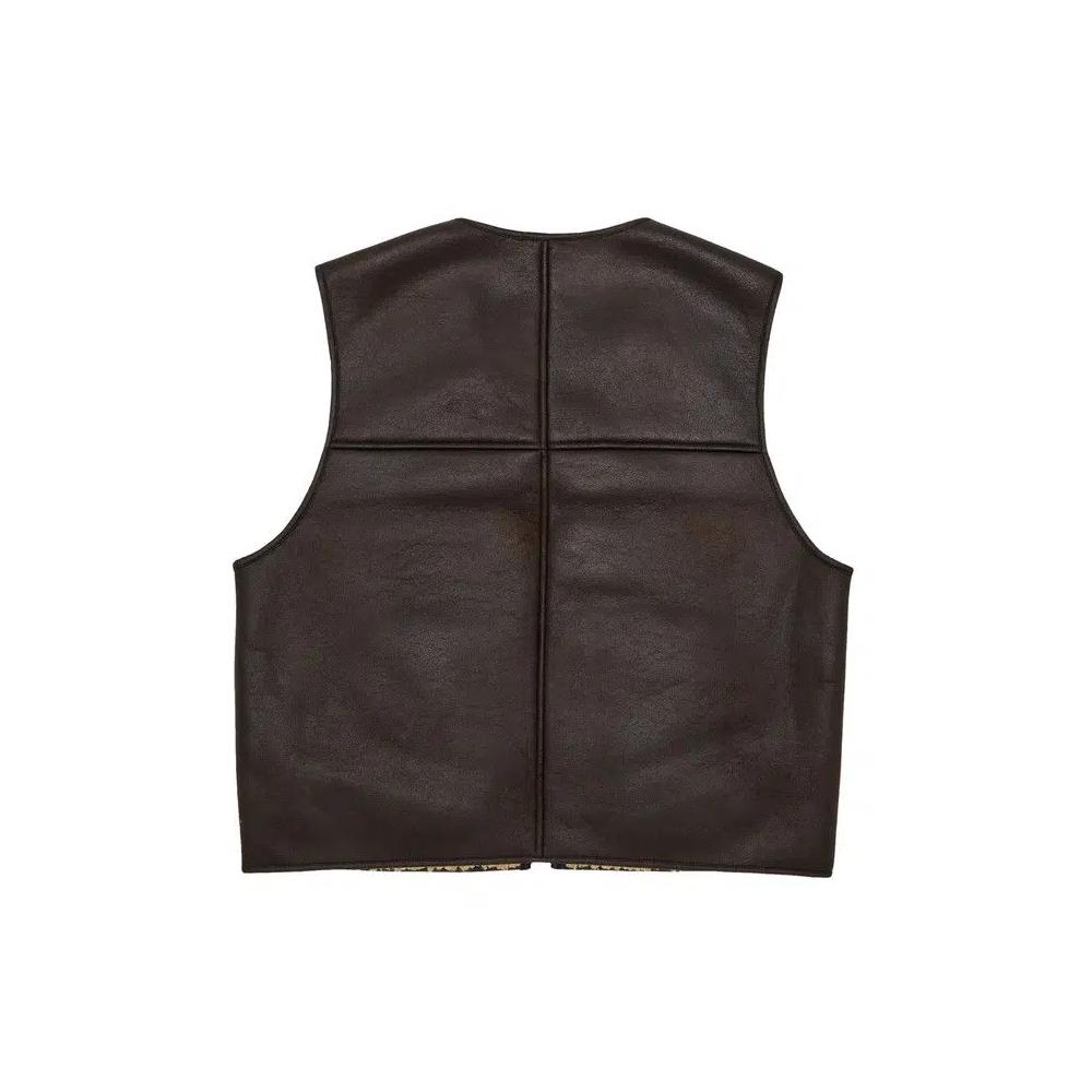 Жилеты Supreme Reversible Faux Shearling Work Vest 'Brown' 2