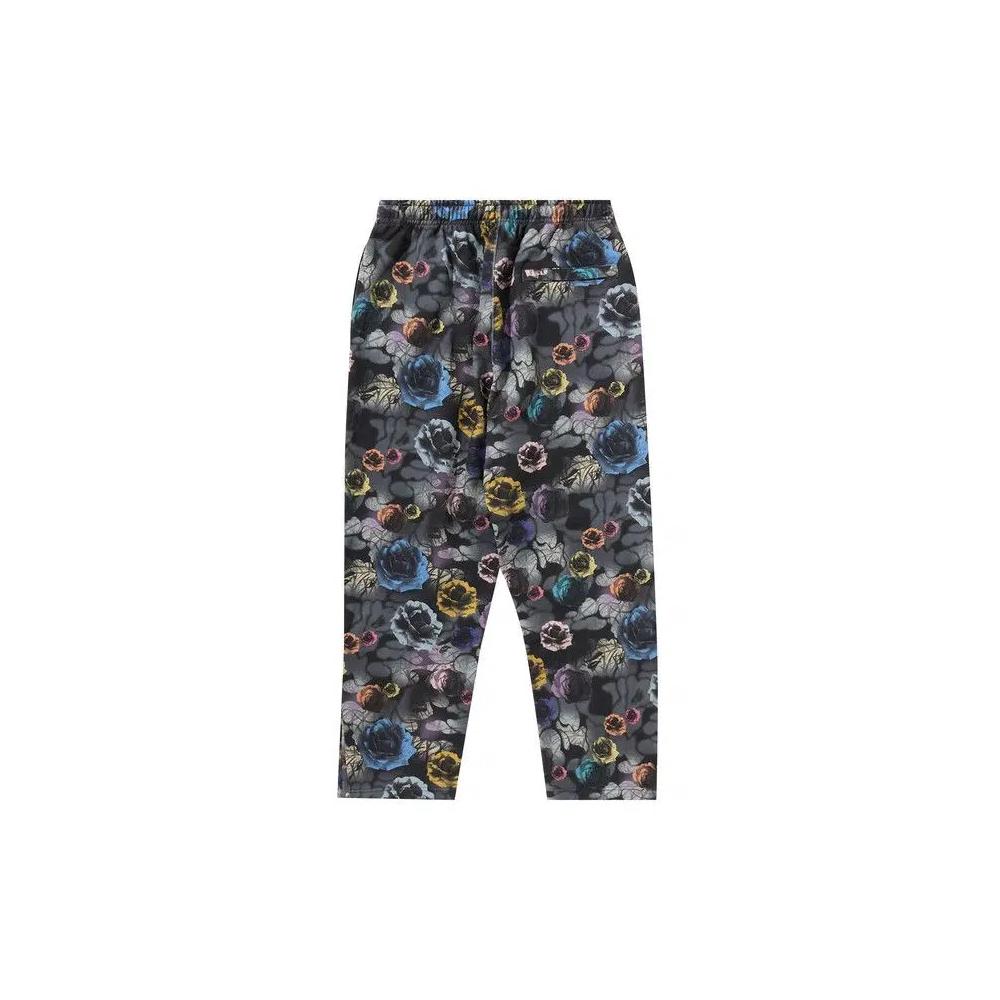 Штаны BAPE Floral Camo Sweat Pants 'Black' 2
