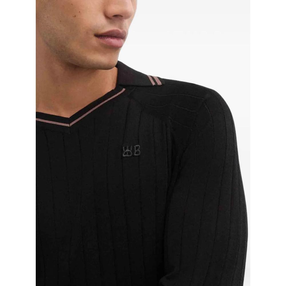 ribbed-knit V-neck sweater 2