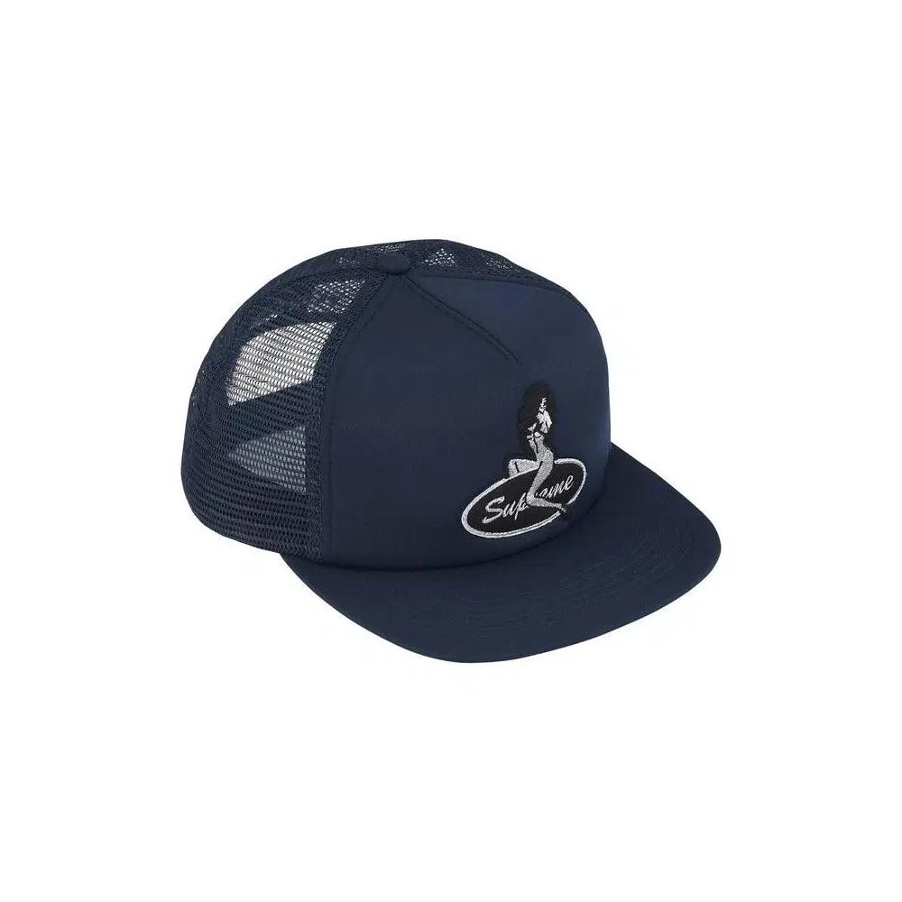 Кепка Supreme Pinup Mesh Back 5-Panel 'Navy' 2