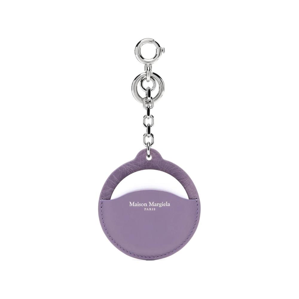 crackled-leather Four Stitches keyring 1