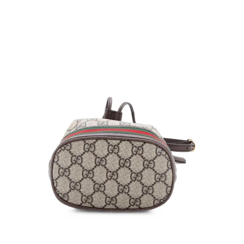 Ophidia GG Coated Canvas Mini bucket bag 2