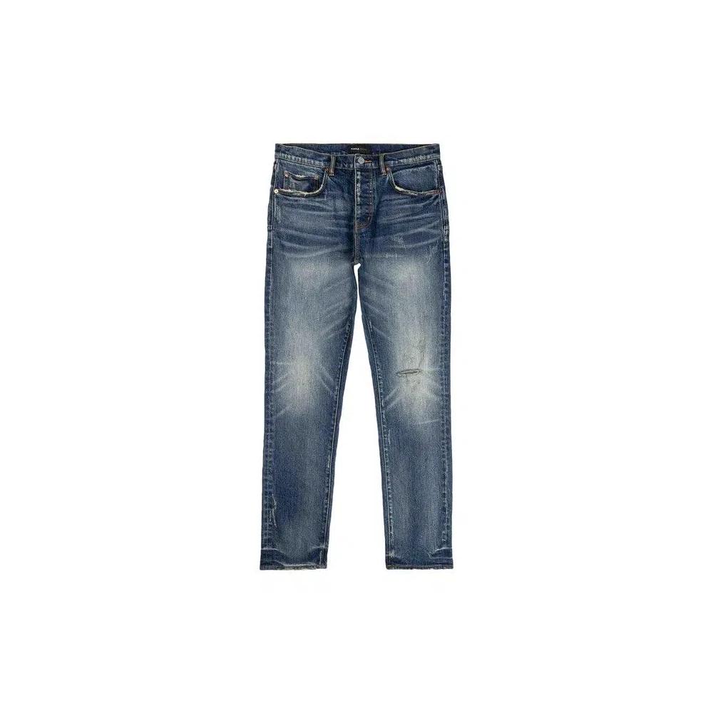 PURPLE BRAND Vintage Scratch Jeans «Средний индиго» 1