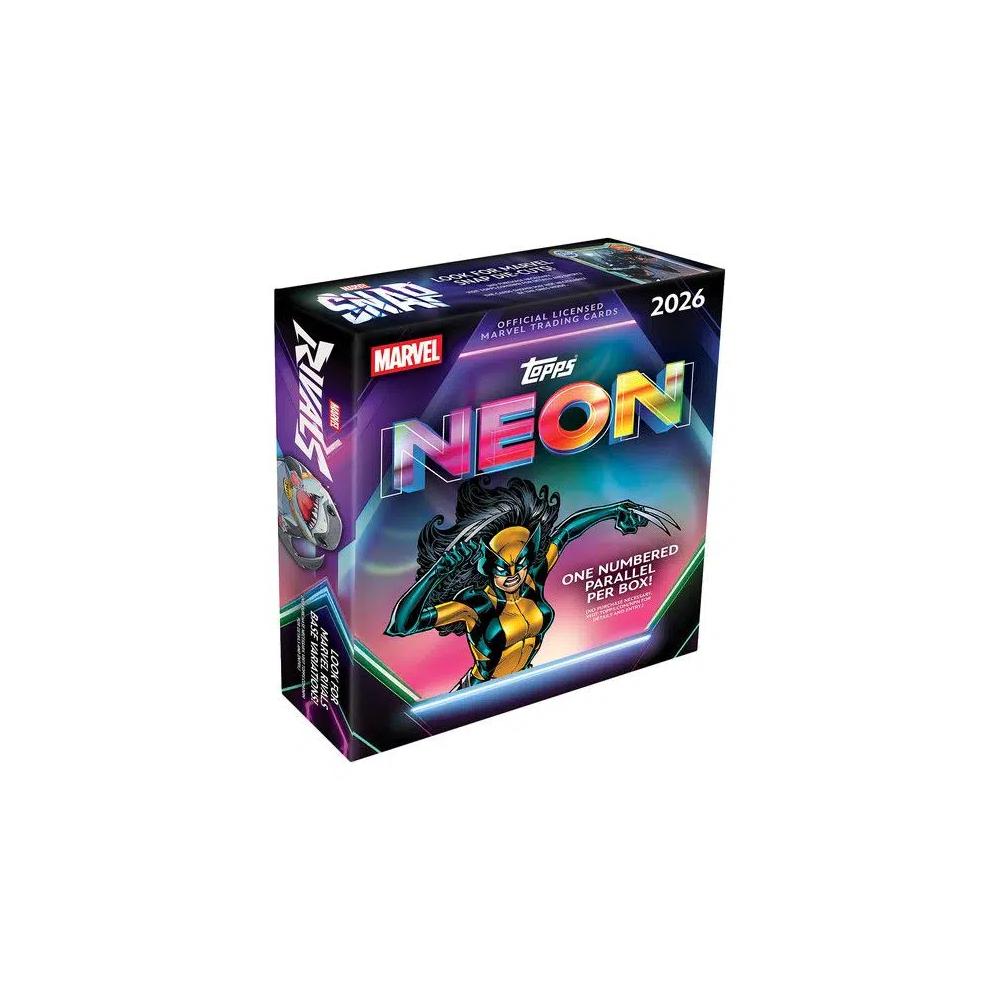 Коллекционные карточки 2026 Topps Neon Marvel Mega Box 2