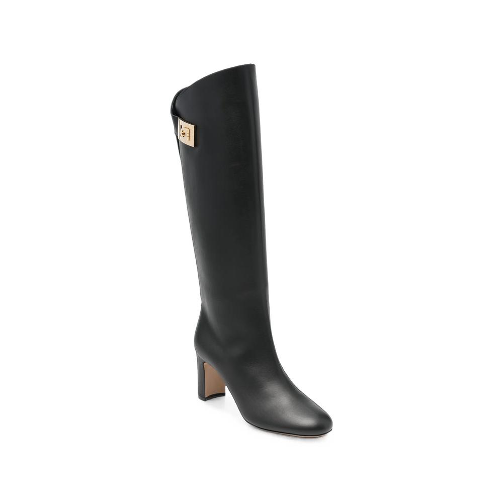 Elli Gancini-buckle leather boots 2