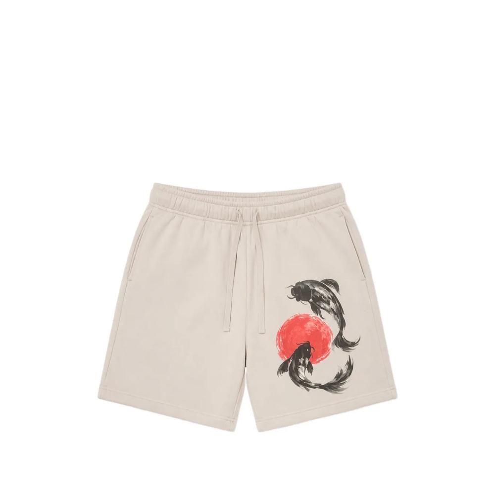 graphic-print drawstring shorts 1