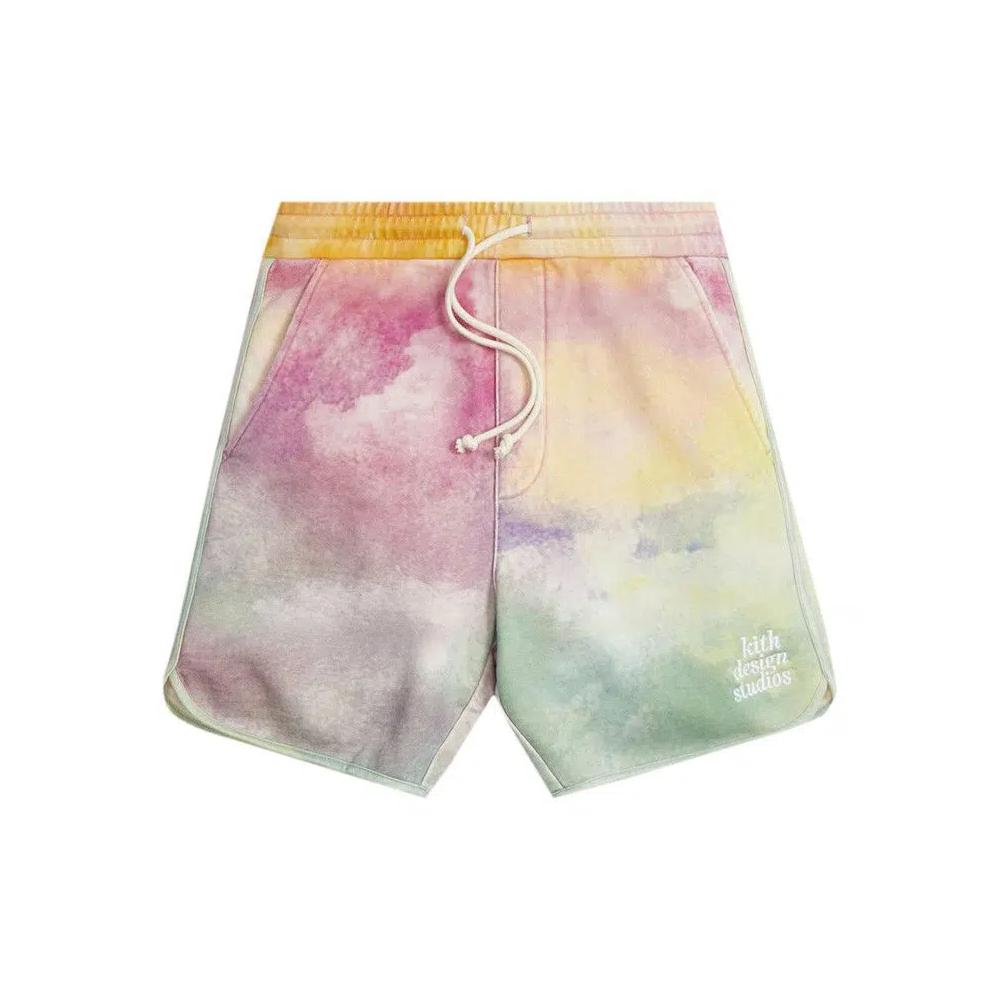 Шорты Kith Tie Dye Jordan Short 'Pink/Green' 1