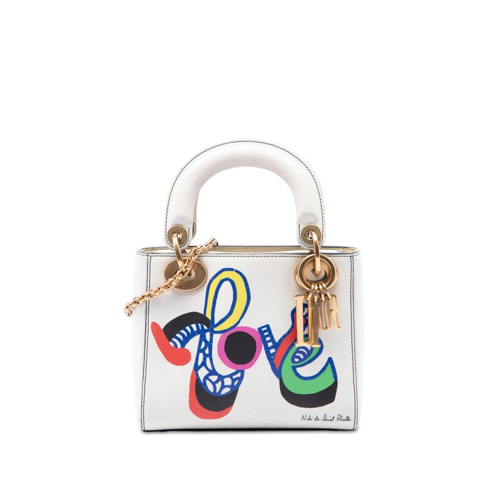 2017 DiorAmour Niki De Saint Phalle Mini Calfskin Love Lady Dior satchel 1