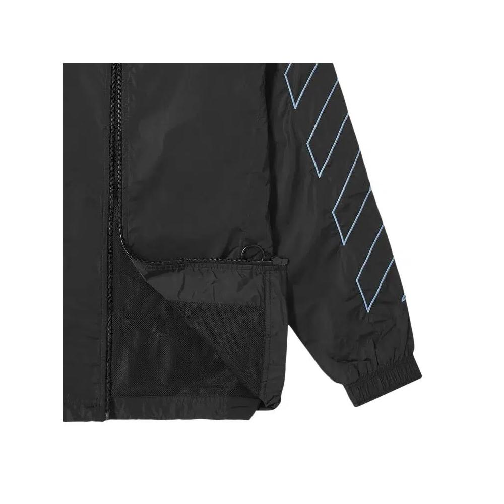 Куртки Off-White Diag Nylon Jacket 'Black/Light Blue' 2