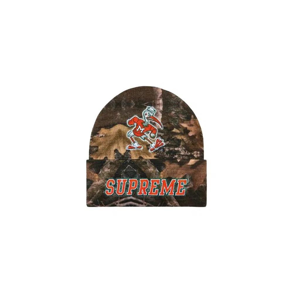 Шапки Supreme x Mitchell & Ness NCAA Beanie 'TrueTimber Kanati Camo' 1