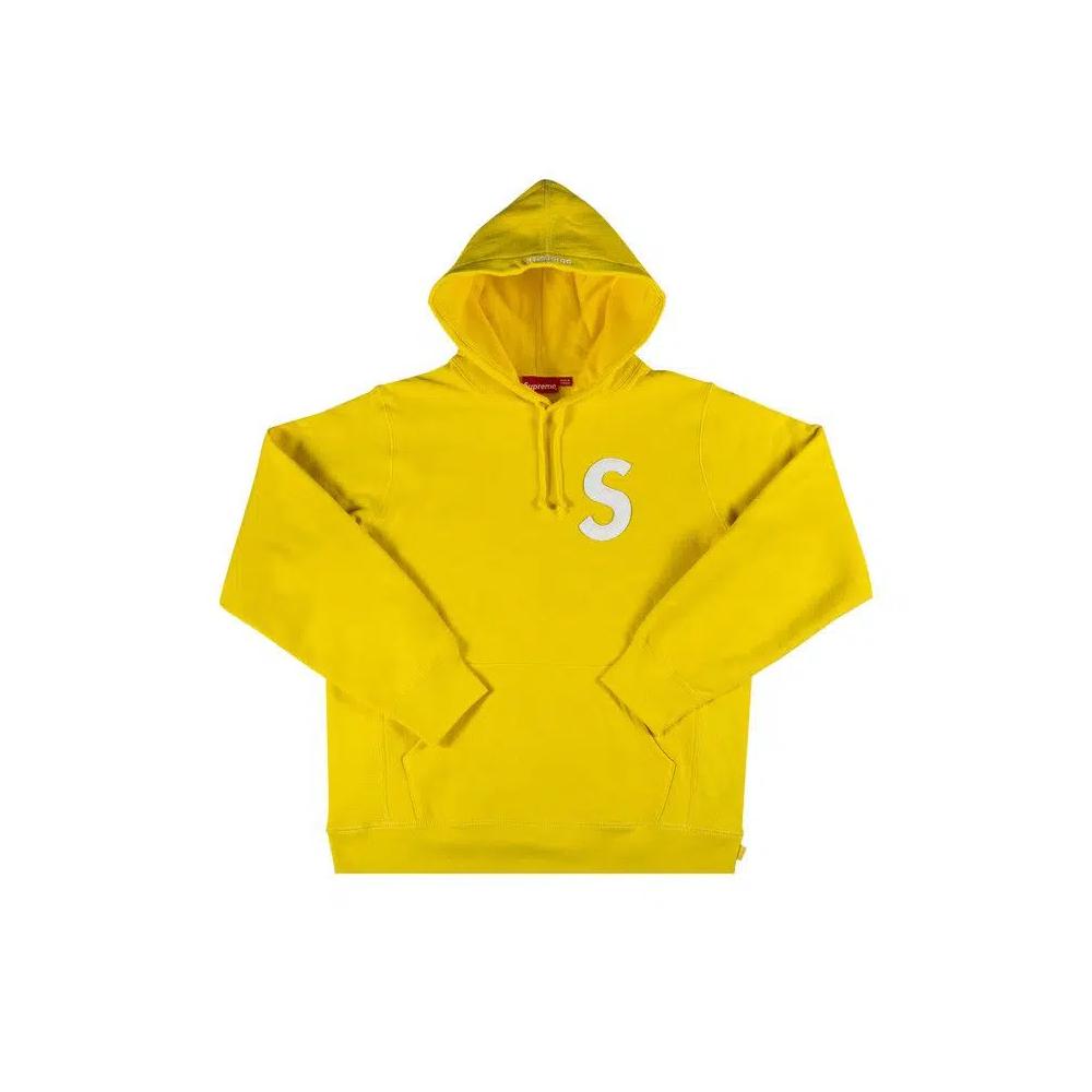 Худи Supreme S Logo Hooded Sweatshirt 'Yellow' 1