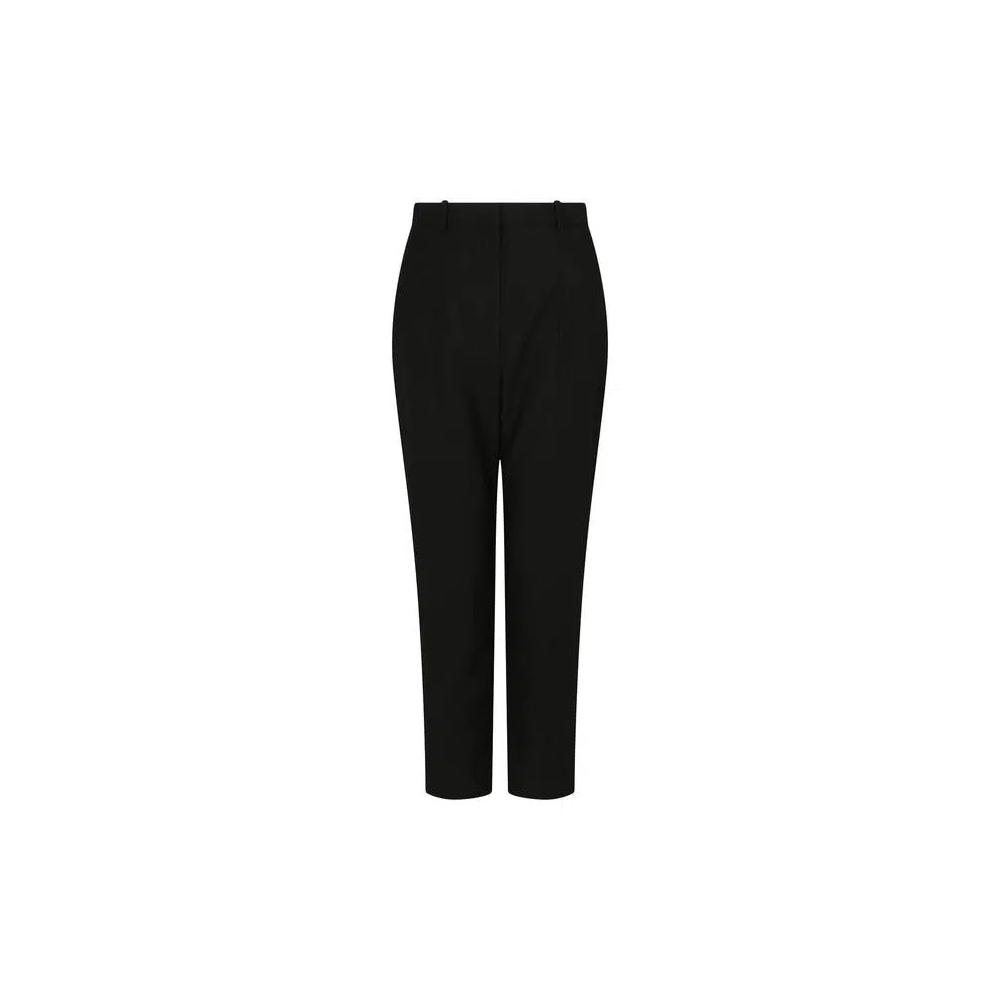 Alexander McQueen High-Waist Wool Pants 'Чёрный' 1