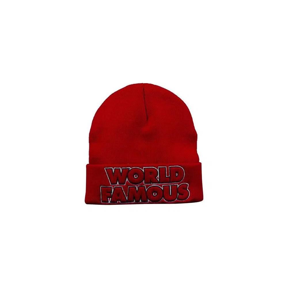 Бини Supreme Outline Beanie 'Красный' 2