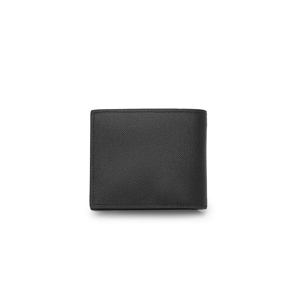 Мужской кожаный кошелек с блокировкой RFID - Черный 3