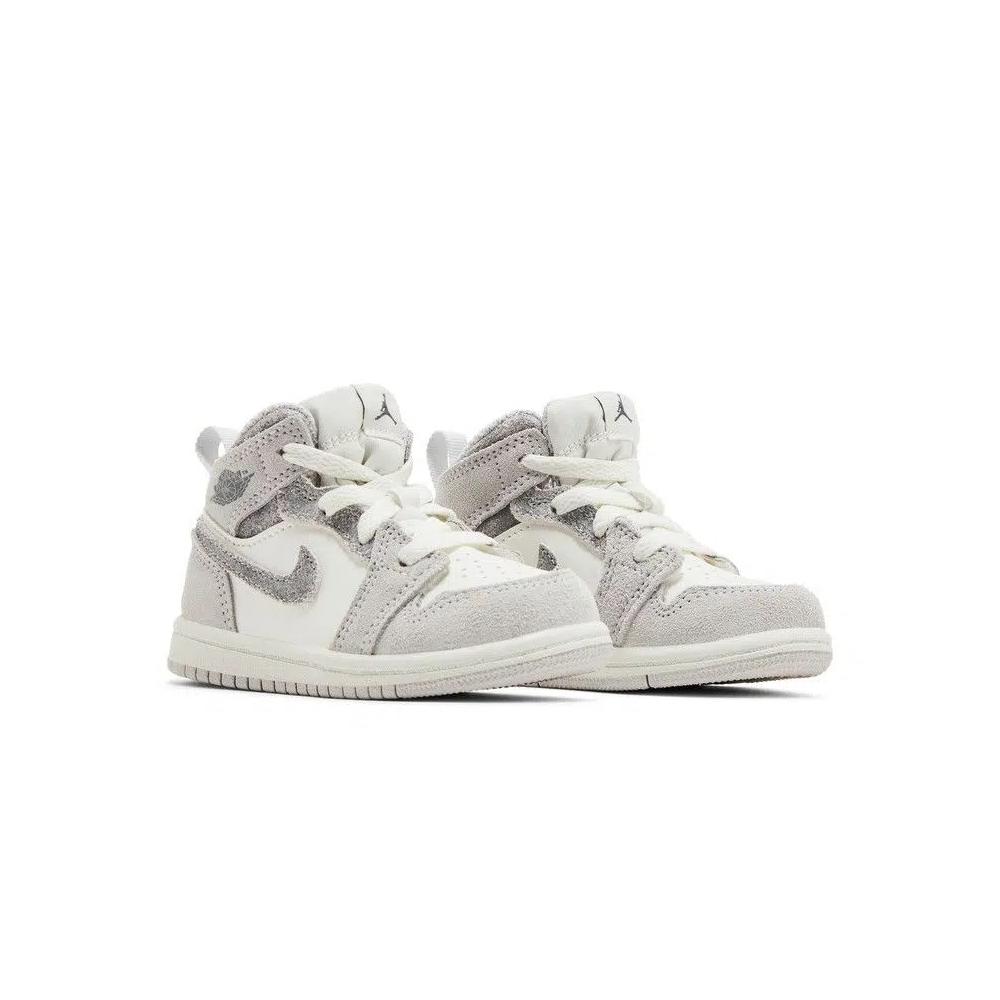 Кроссовки Air Jordan 1 Mid SE TD 'Neutral Grey Sail' 8