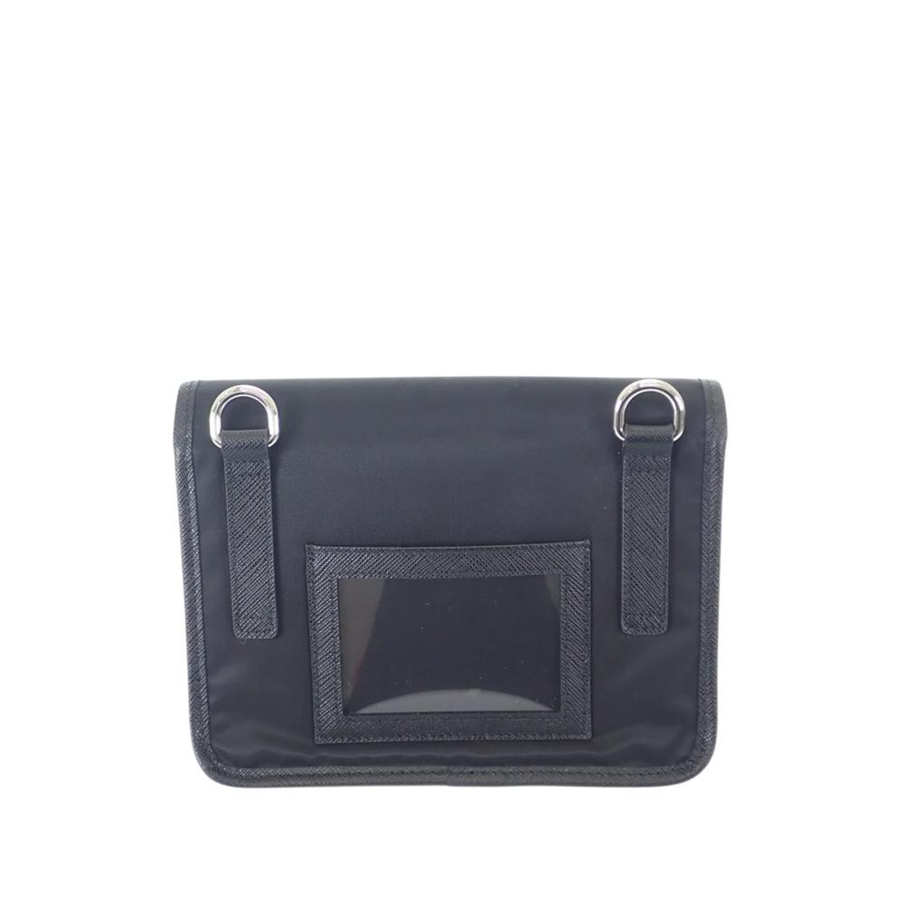 2013-2026 Saffiano Trimmed Tessuto Buckle Messenger Bag crossbody bag 3