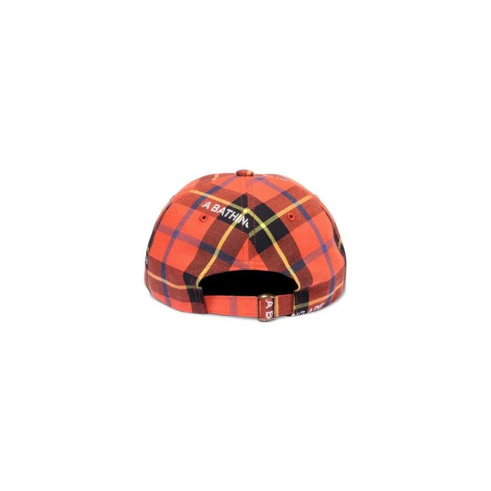 Кепки-снапбэки BAPE Check Panel Cap 'Red' 2