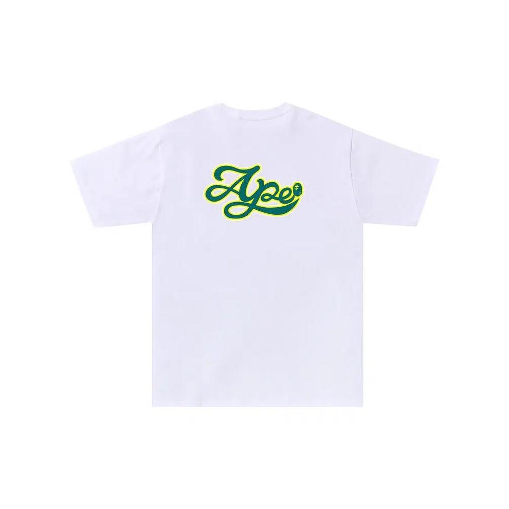 Футболки BAPE Varsity Baseball Logo Tee 'White' 2