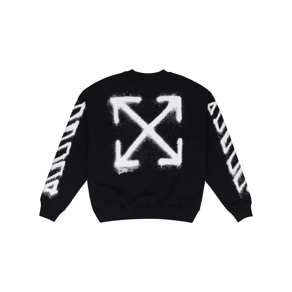 Свитер с круглым вырезом Off-White Spray Can Arrow «Black» 2