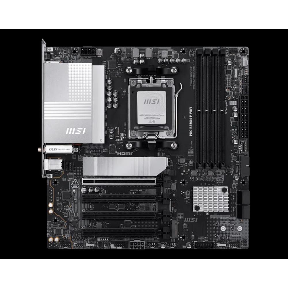 MSI PRO B850M-P WIFI Micro-ATX материнская плата (DDR5) 2