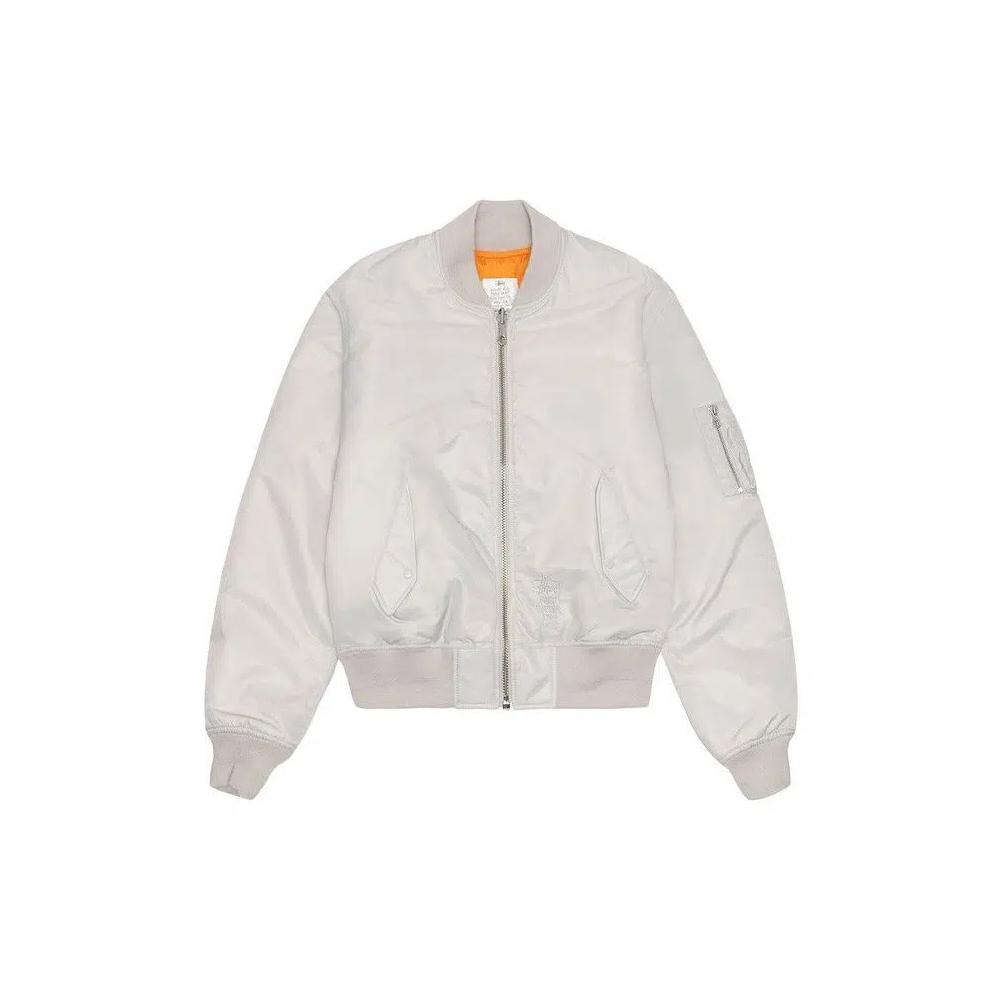Верхняя одежда Stussy Built Bomber Reversible Jacket 'Серый' 1