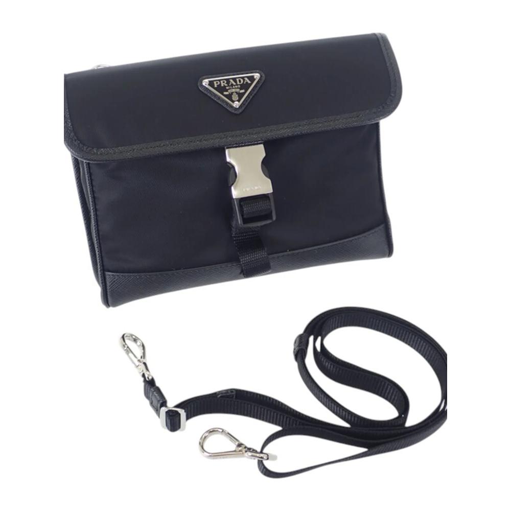 2013-2026 Saffiano Trimmed Tessuto Buckle Messenger Bag crossbody bag 7