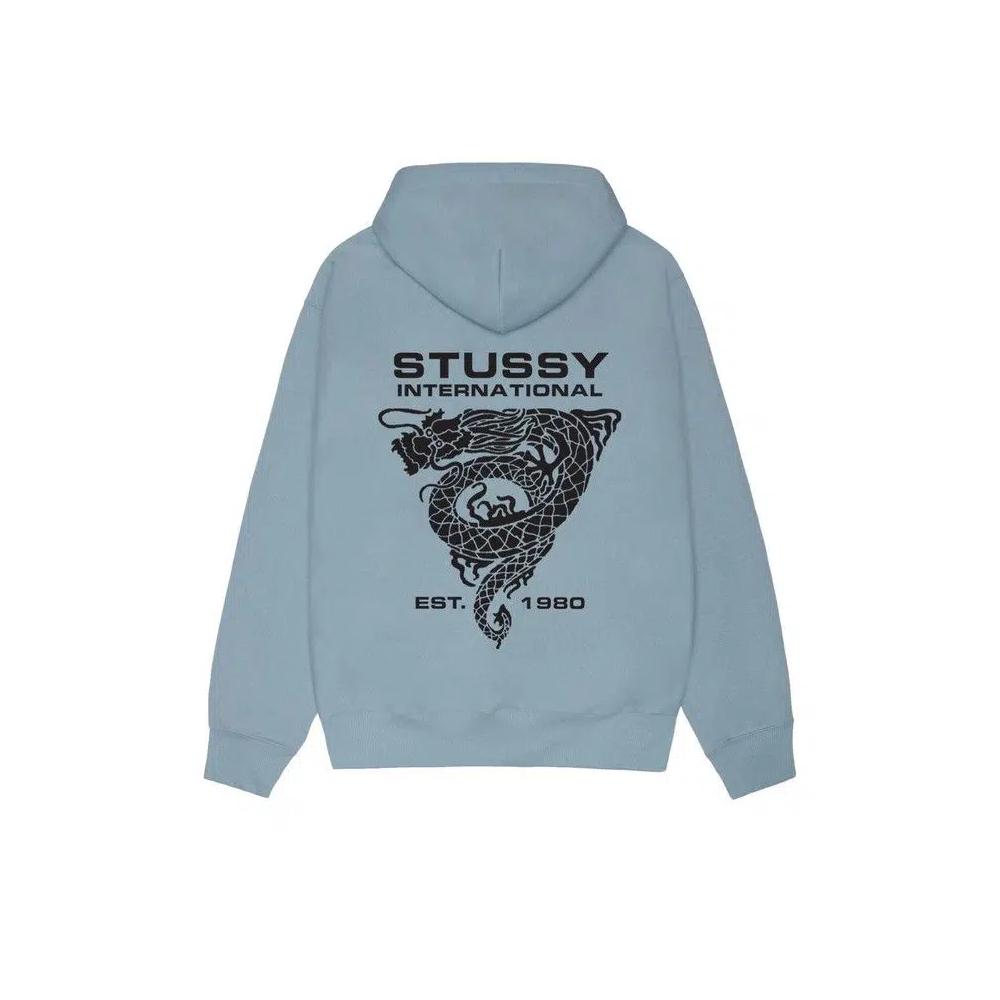 Топы Stussy Dragon Hoodie 'Сланцевый' 2