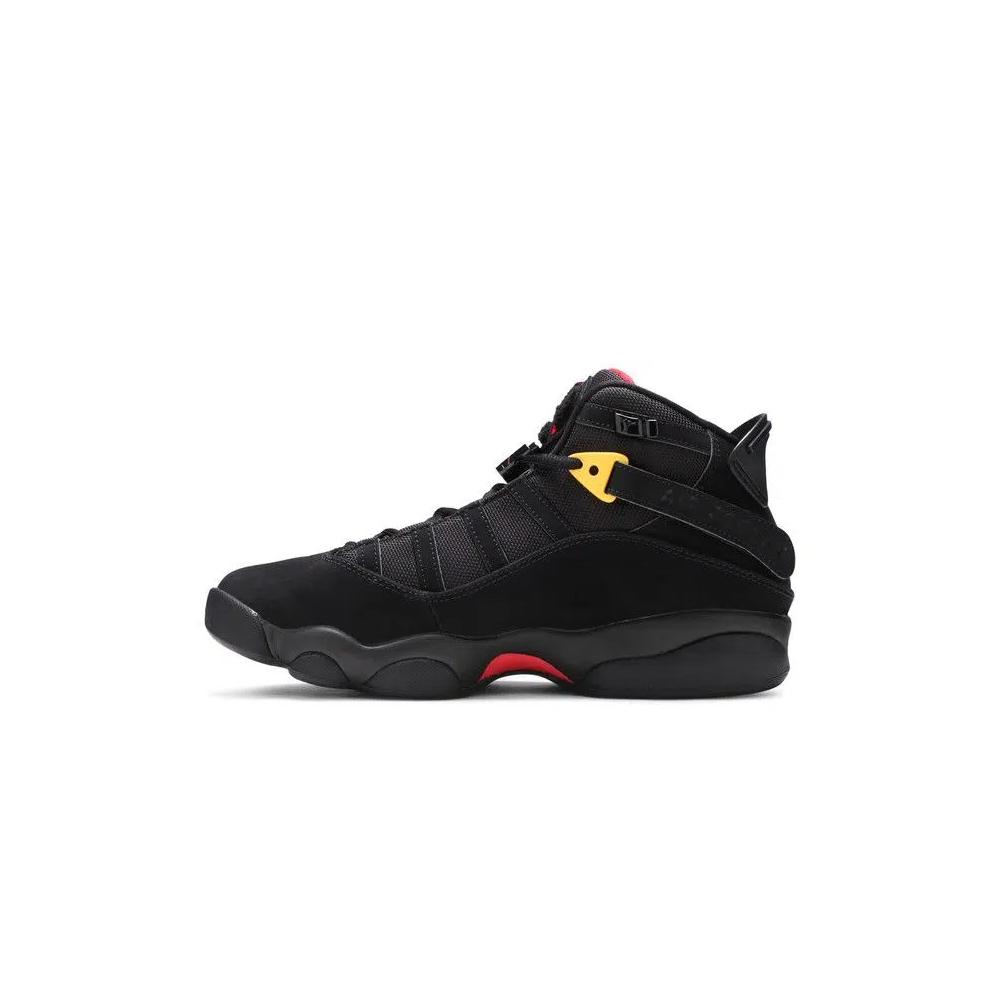 Кроссовки Air Jordan 6 Rings 'Black Red Sulfur' 3
