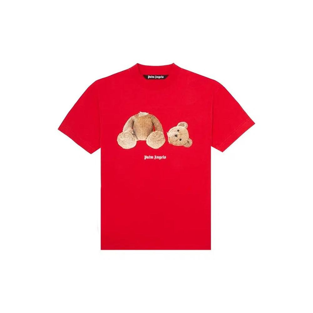 Футболки Palm Angels Bear Tee 'Красный/Коричневый' 1