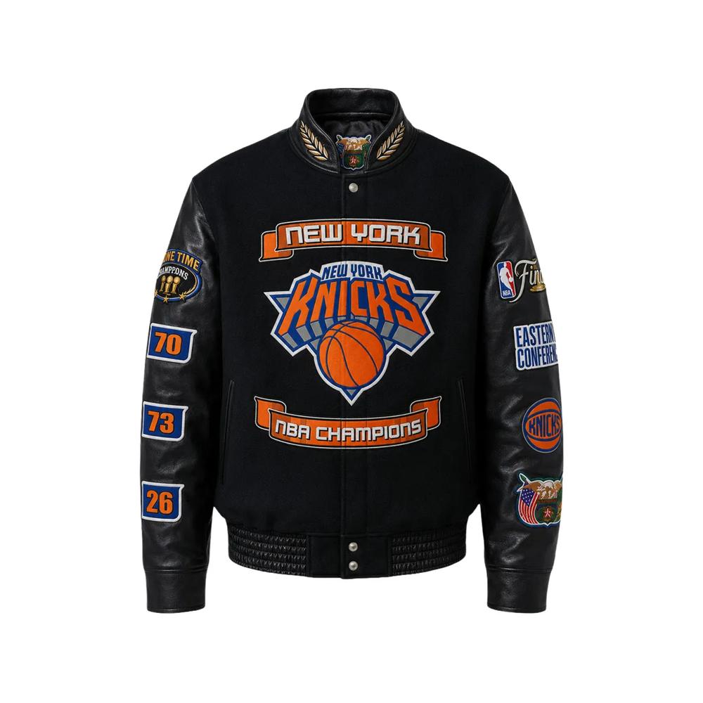 Бомбер с вышивкой из коллаборации с New York Knicks 1