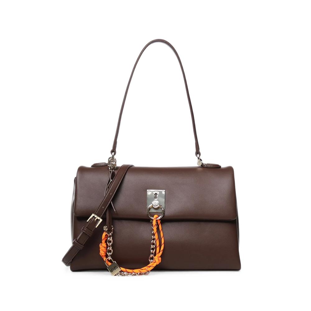 woven-cord detail shoulder bag 1