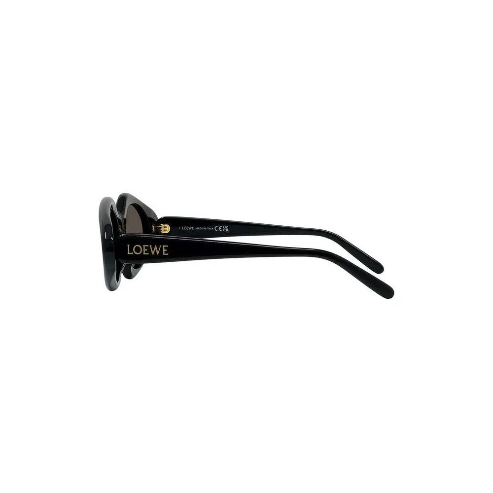 Очки Loewe Slim Sunglasses 'Shiny Black/Коричневый' 2