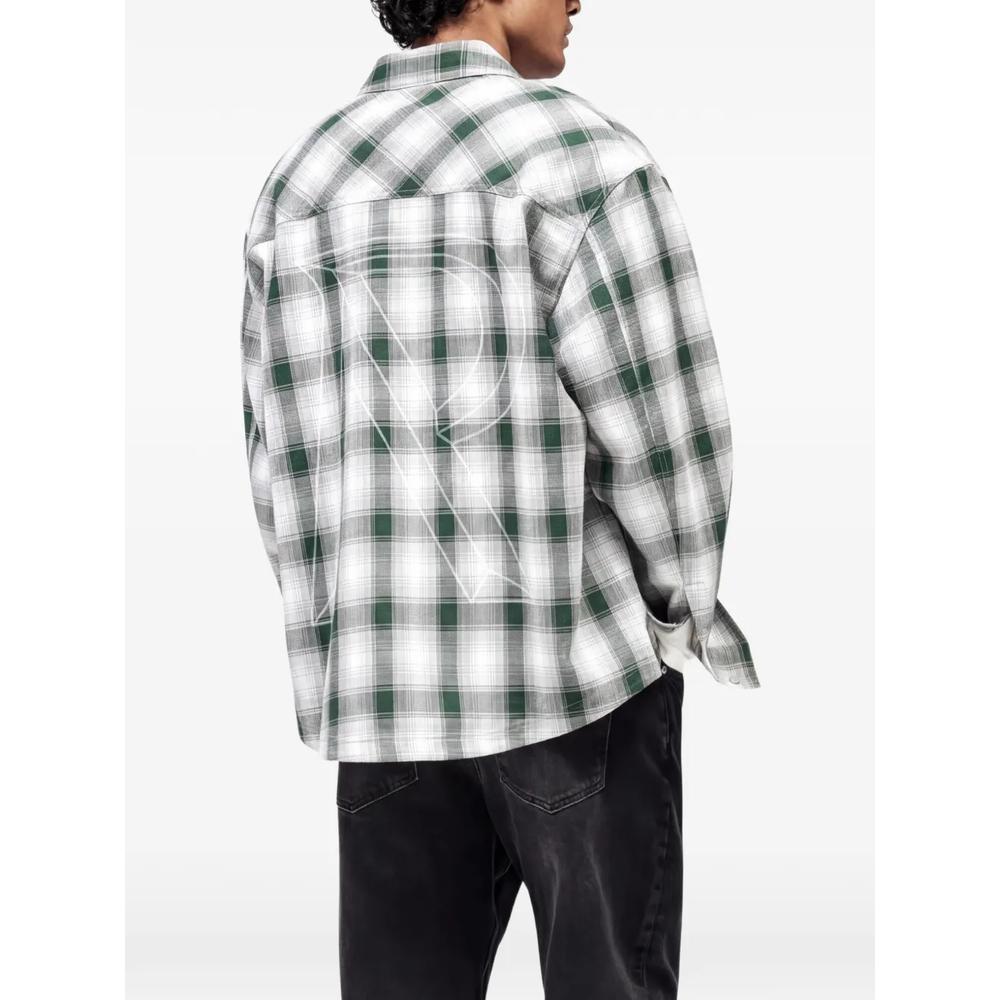 Waffle flannel shirt 2