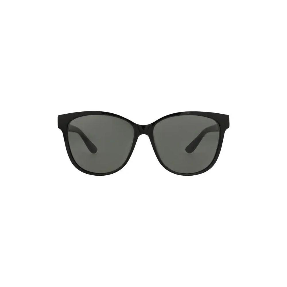 Saint Laurent круглые ацетатные солнцезащитные очки «Black/Grey» 1