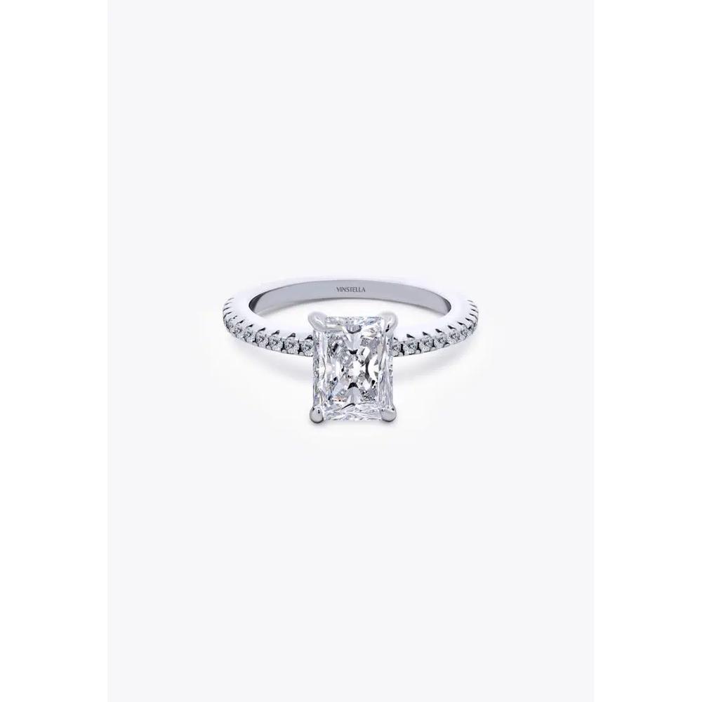 Кольцо Vinstella Majestic Frost Diamond - родированное 1