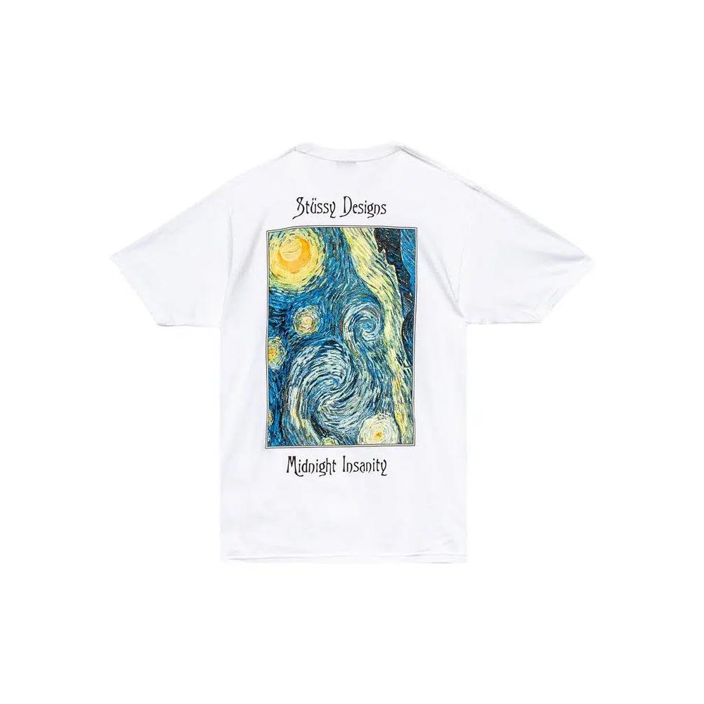 Футболки Stussy Midnight Insanity Tee 'White' 2