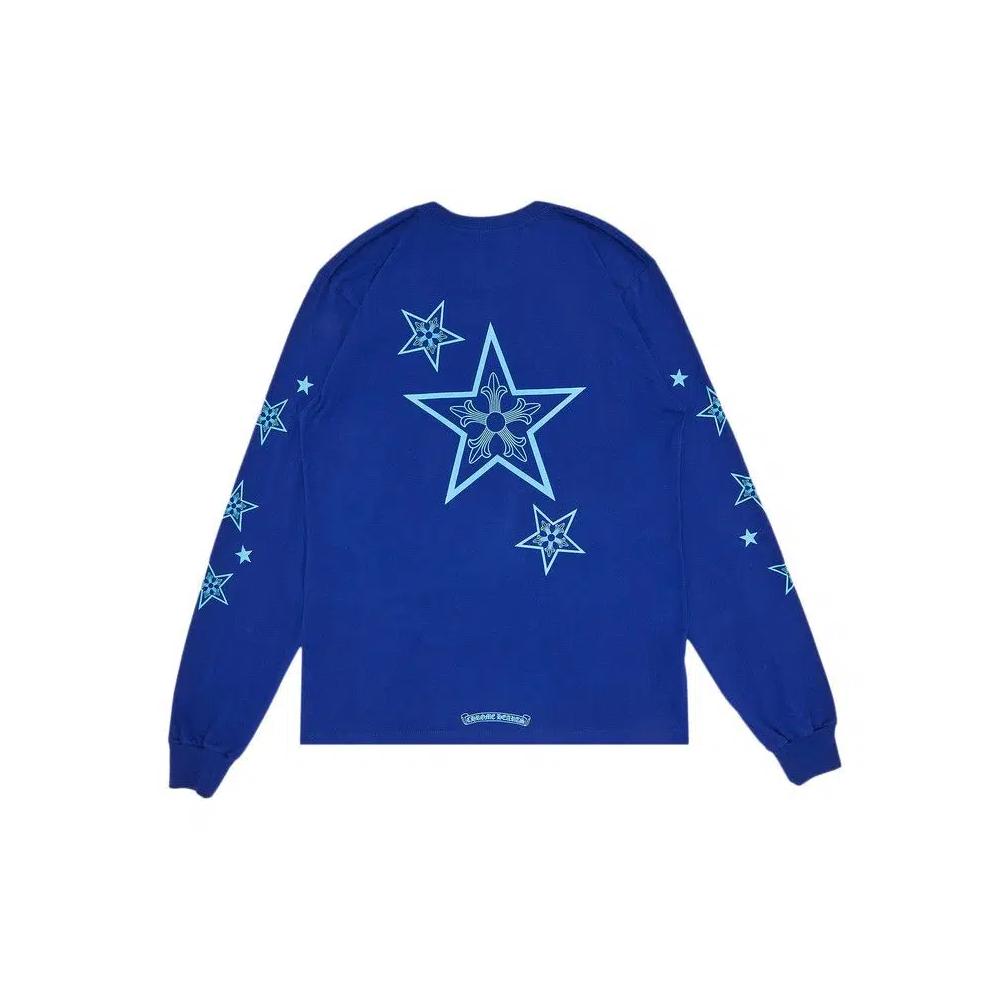 Рубашки на пуговицах Chrome Hearts Рубашка с длинным рукавом Star 'Blue' 2