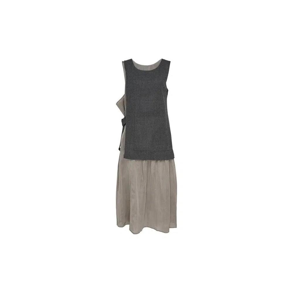 Платья Y's Ko-Combination Sleeveless Dress 'Black' 1