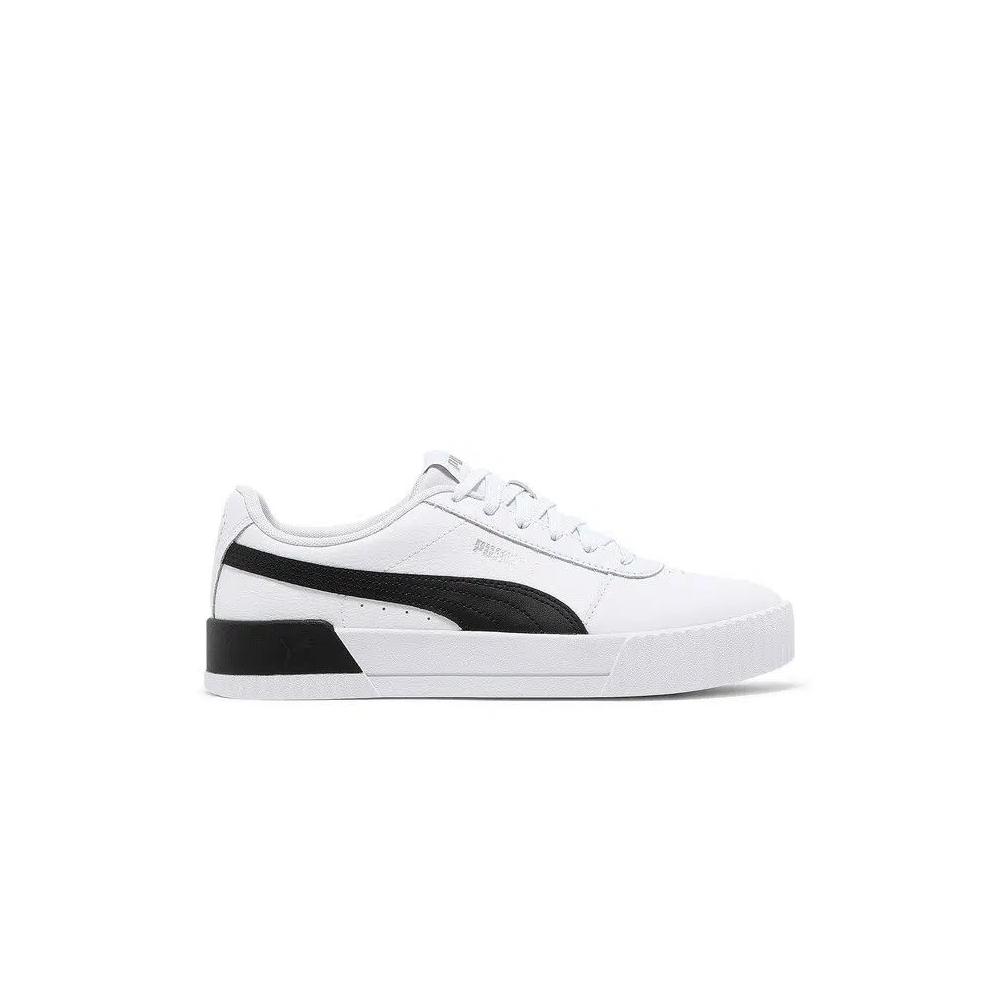 Кроссовки Puma Wmns Carina Leather 'Белый Черный' 1