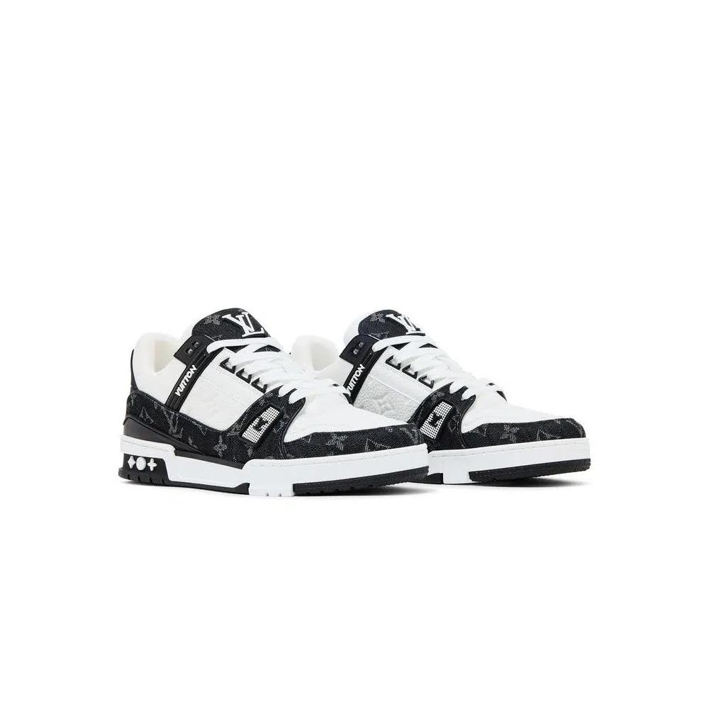 Кроссовки Louis Vuitton Trainer 'White Black Denim' 8