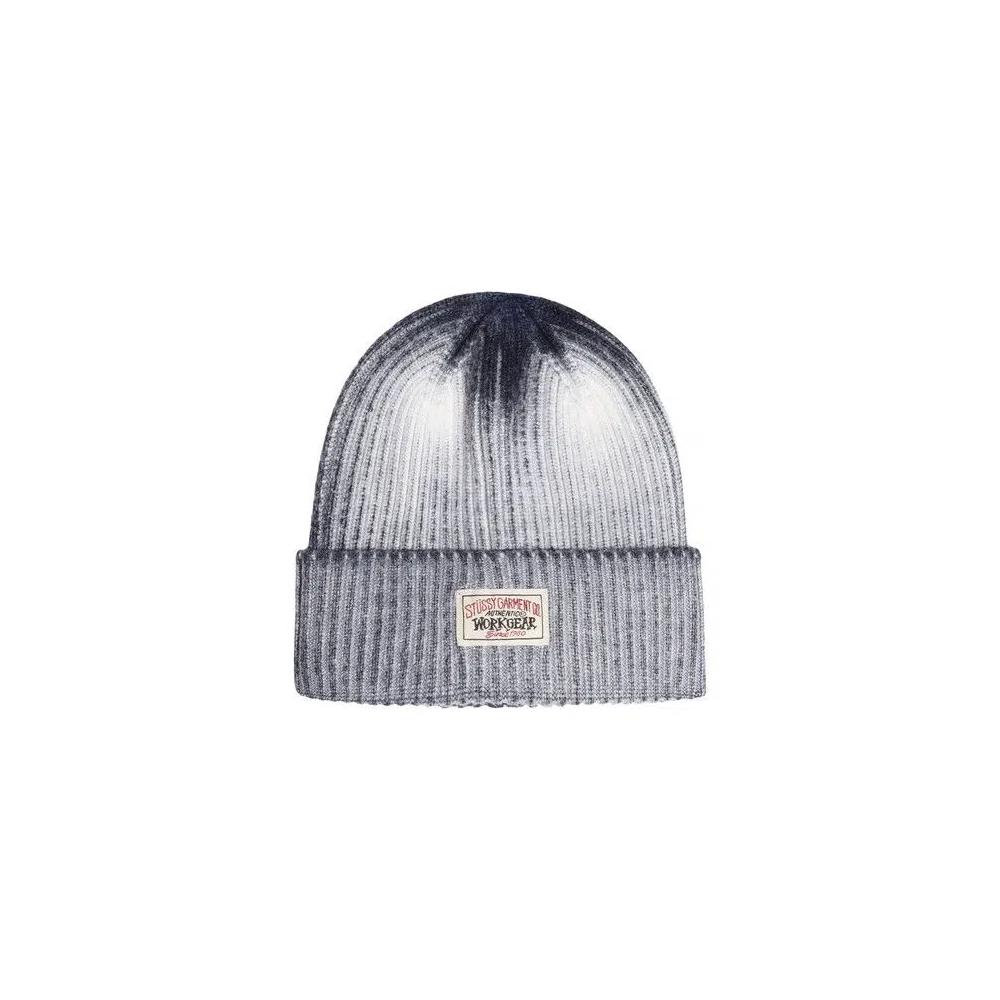 Шапки Stussy Workgear Spray Cuff Beanie 'Темно-синий' 1