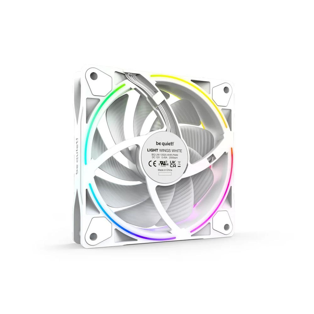 be quiet! LIGHT WINGS 120mm PWM HS 120mm ARGB вентилятор - White белый (Triple Pack тройной комплект) 2