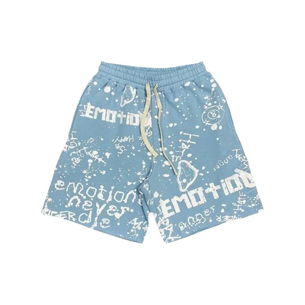 Шорты Mixed Emotion s Graffiti Shorts 'Blue' 1