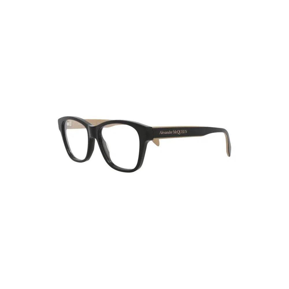 Очки Alexander McQueen Square-Frame Acetate Optical Frames 'Black Transparent' 2