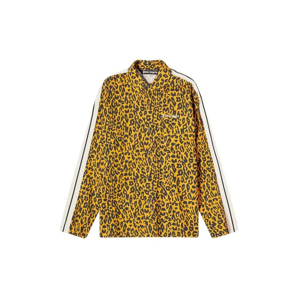 Рубашки на пуговицах Palm Angels Cheetah Track Shirt 'Оранжевый/Черный' 1