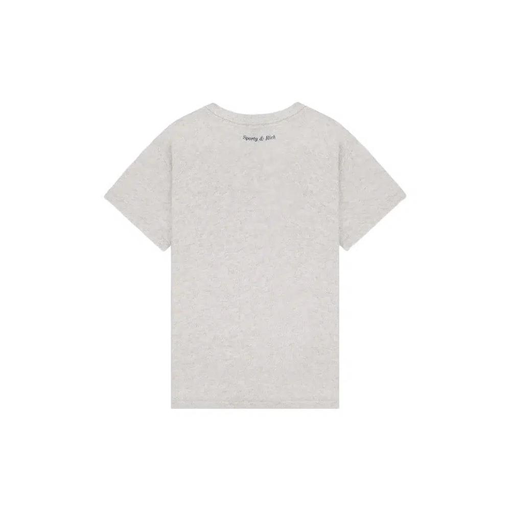 Футболки Sporty & Rich Be Nice Essential Tee 'Heather Gray Light Navy' 2