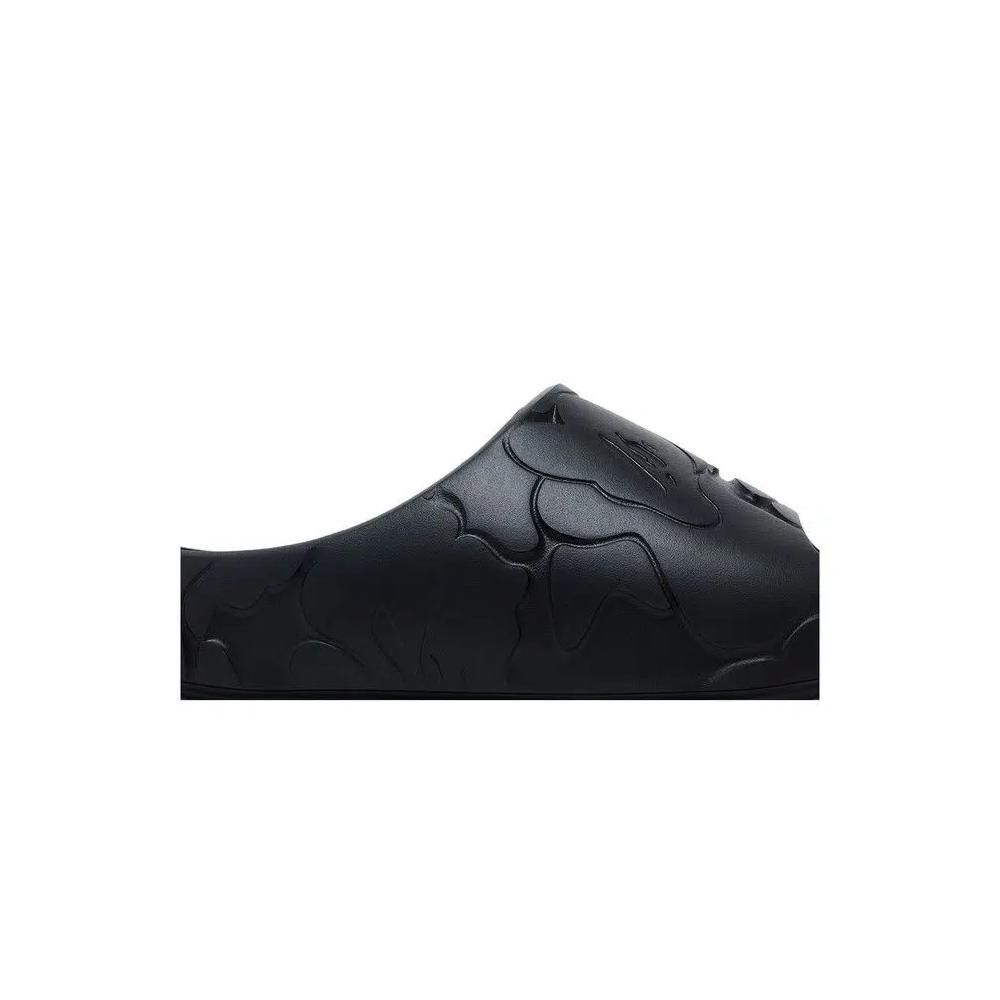 Кроссовки BAPE A Bathing Ape Slide #1 'Black Solid Camo' 2