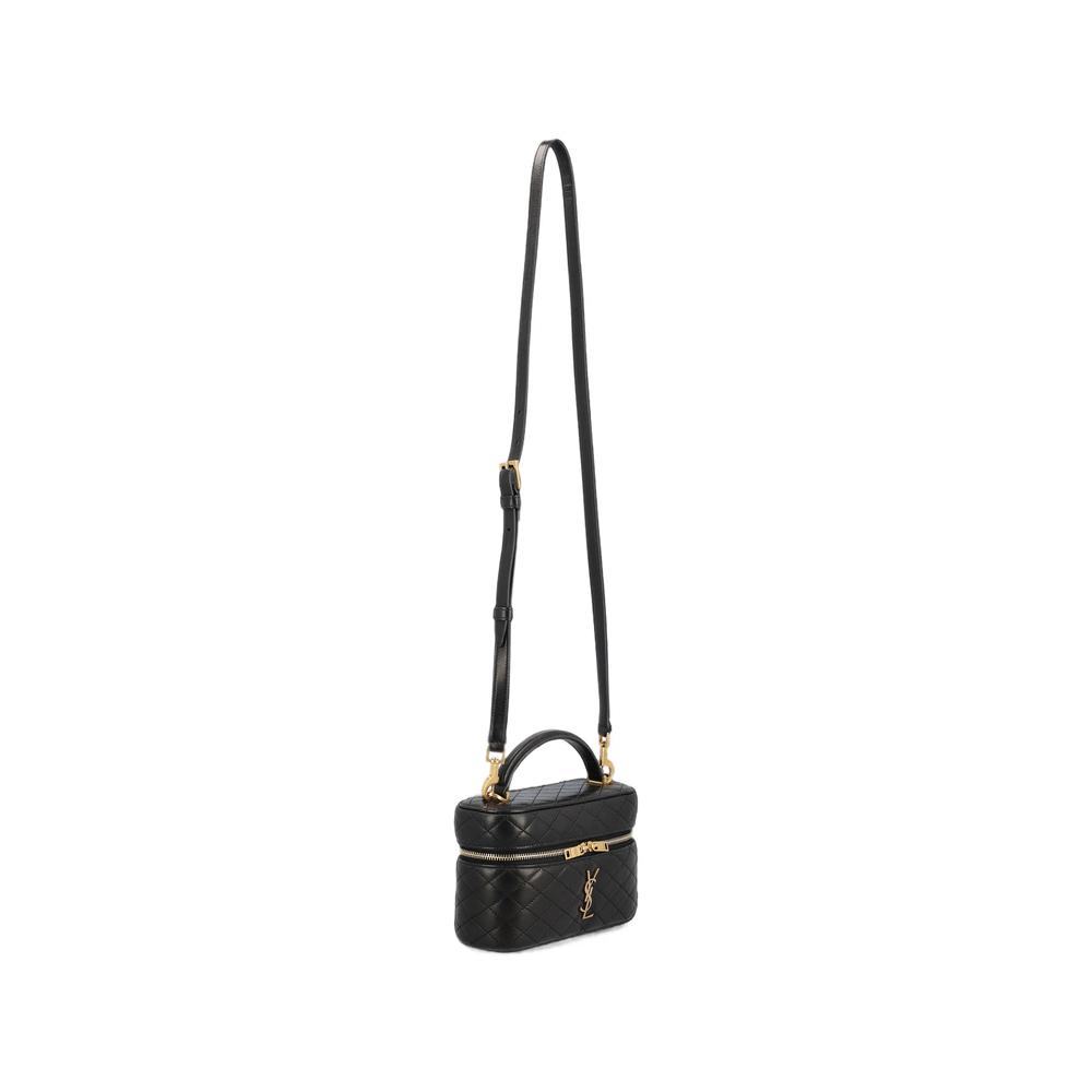 medium Gaby quilted leather vanity case bag 3