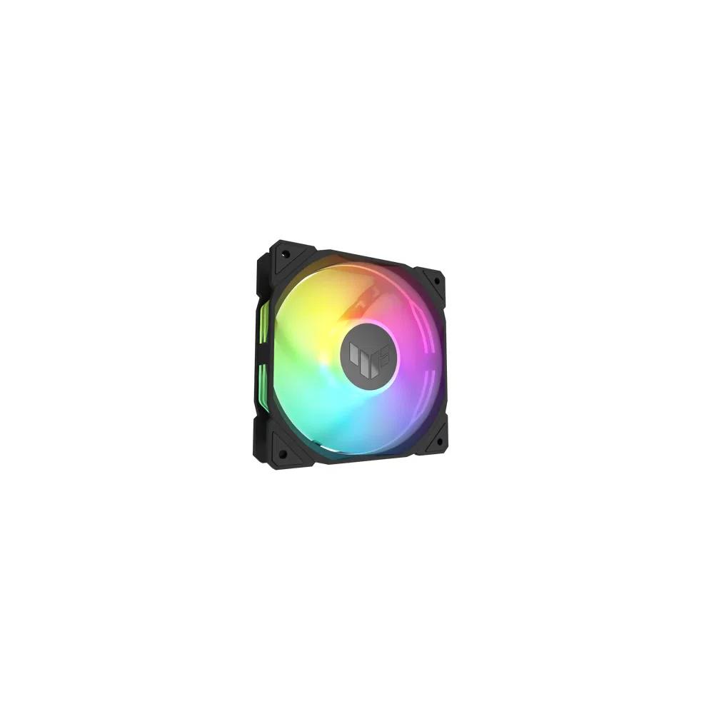 ASUS TUF Gaming TR120 ARGB REVERSE 120mm обратный вентилятор - Black (Triple Pack) 2