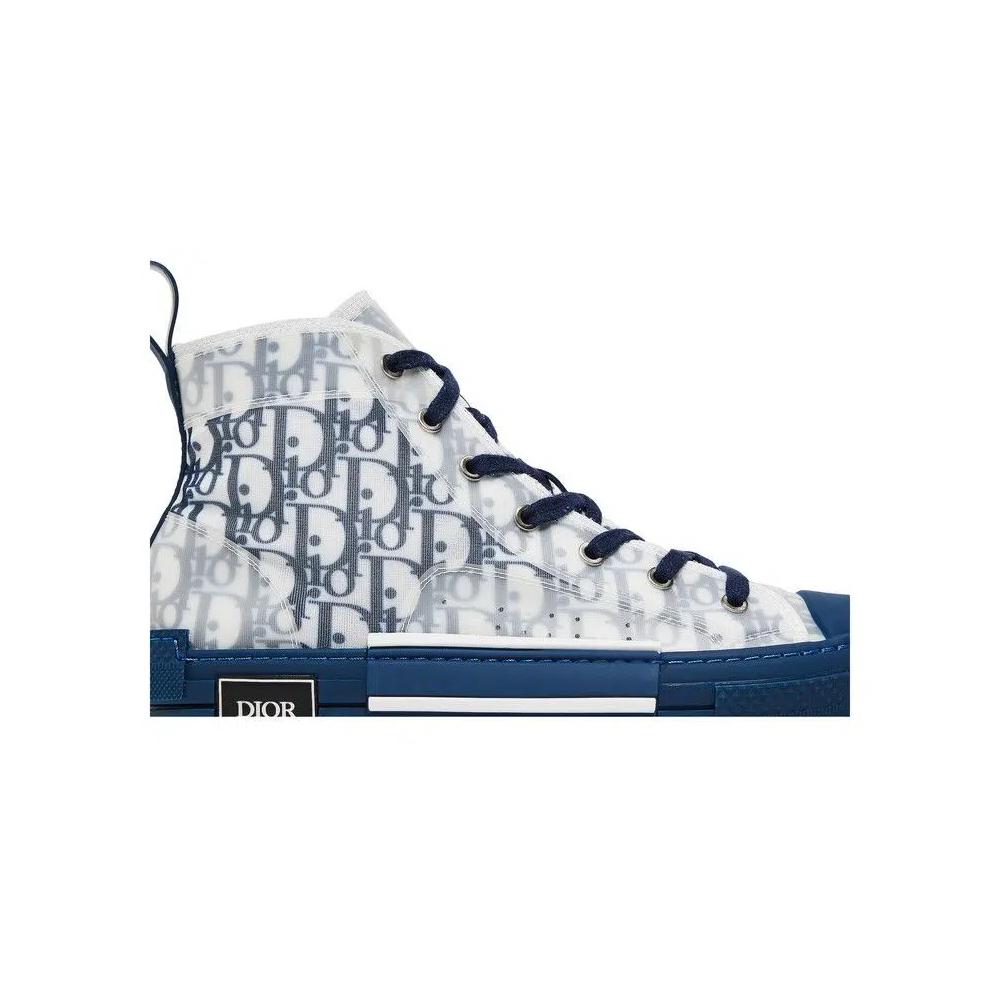 Кроссовки Dior B23 High 'Синий Белый' 2